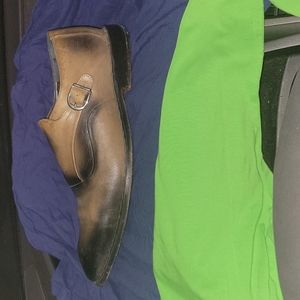 Esquivel hand made monk strap leather shoes